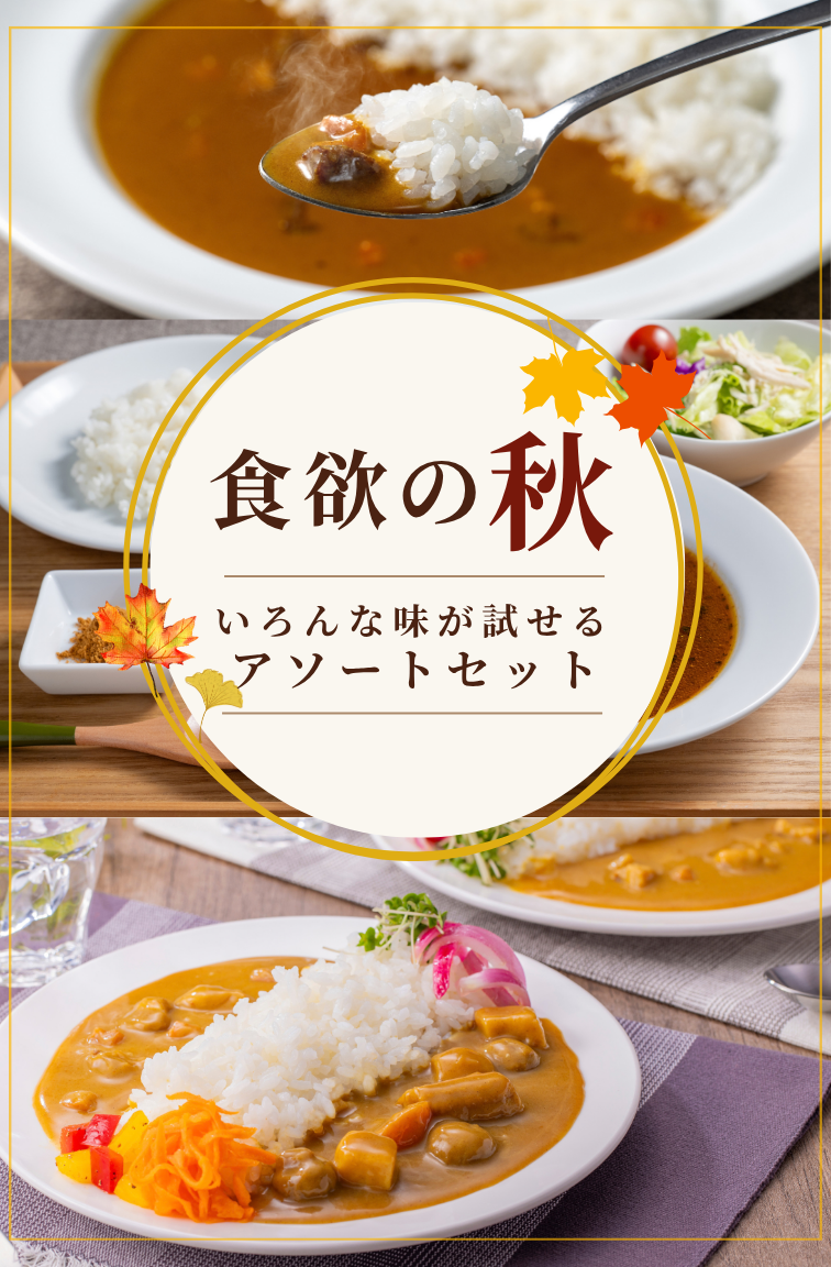 食欲の秋におすすめのレトルトカレーセット