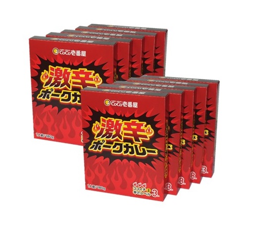 レトルト激辛ポークカレー（１０個入）