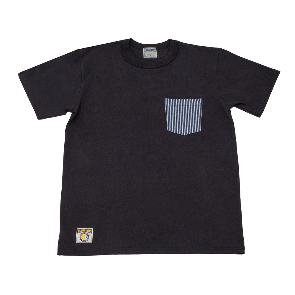 児島ジーンズTシャツ（黒）