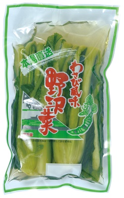野沢菜ワサビ風味300g6入 | 岡本商店ショップ