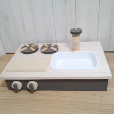 卓上ままごとキッチン　ブラングレー色