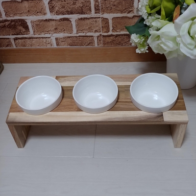 ペット食器　3穴タイプ