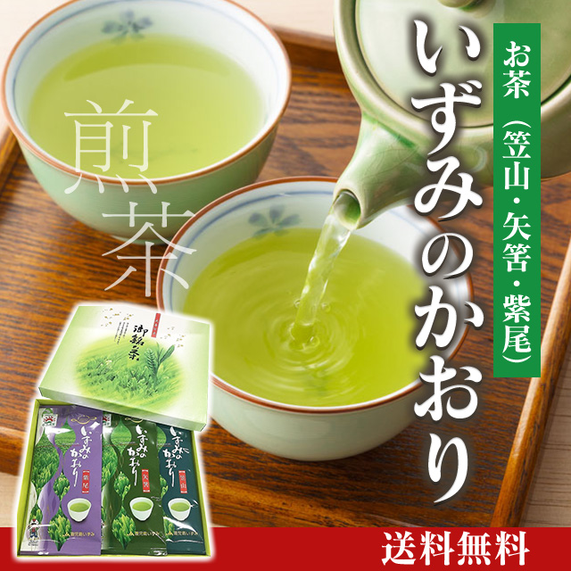 お茶 3P（紫尾・矢筈・笠山） [A-003] | JA鹿児島いずみショップ