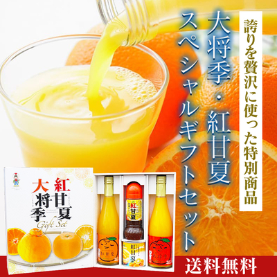 大将季・紅甘夏スペシャルギフトセット [A-007]