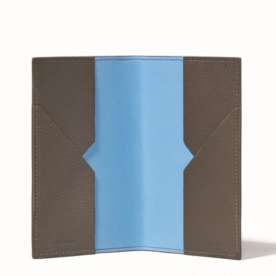 パスポートケース　(アマングレーｘオーシャンスプレー)