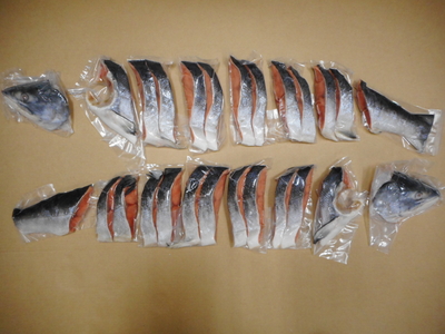 新巻鮭姿切身約2.3kg