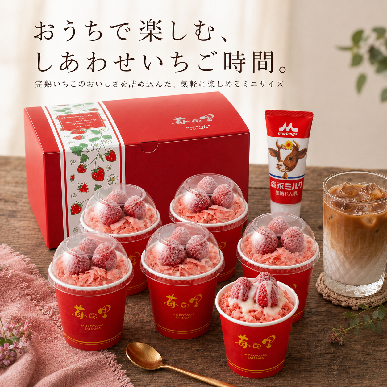 いちごのけずりミニ6個セット