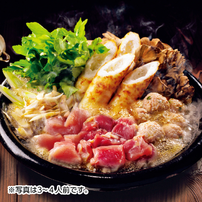 比内地鶏 きりたんぽ鍋と佐藤養助稲庭うどんセット(2~3人前) APK-B