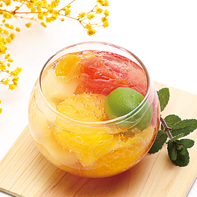 若桃入りフルーツコンポート６本セット　FCM-6