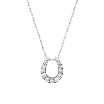 PT900馬蹄ダイヤモンドペンダント　1582806001