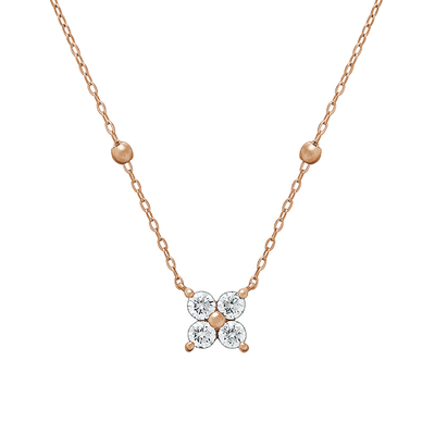 K18PGダイヤモンドネックレス　1581706001