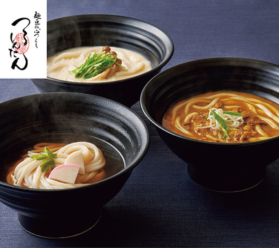 つるとんたん　かけ・カレー・クリームのおうどん３人前　ＫＨ－０２