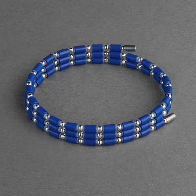 【受注生産品】コアフォースループ　K14ホワイトゴールド　ブルー