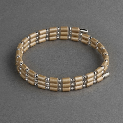 【受注生産品】コアフォースループ　K14ホワイトゴールド　シャンパンゴールド