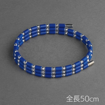 【受注生産品】コアフォースループ K14ホワイトゴールド ブルー (50cm 242,000円 / 70cm 338,800円)
