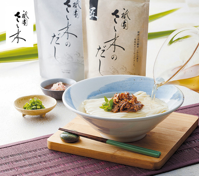 ｢祇園さゝ木｣だしと牛しぐれ煮・手延素麺セット SC-960