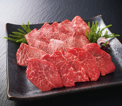 Ａ５ランク鹿児島黒牛　希少部位焼肉セット（500g）