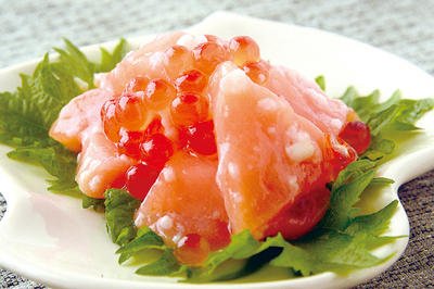 海鮮六彩松前漬