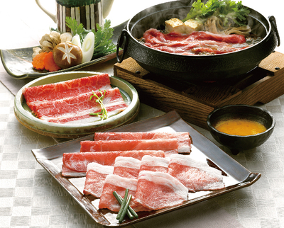 黒毛和牛と黒豚のすきやき肉　SH-953