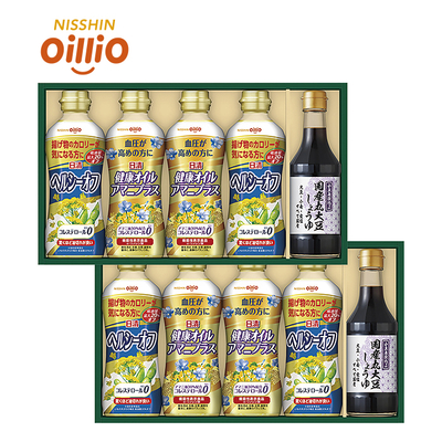日清　バラエティオイル＆丸大豆しょうゆギフト　SOTｰ50WA