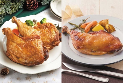 クリスマス 骨付きモモ肉（ロースト・照り焼き）セット