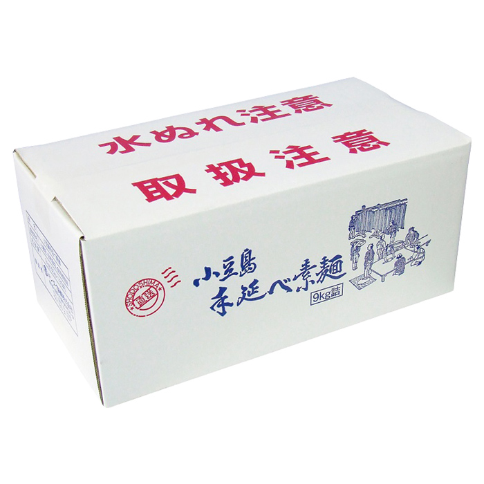 小豆島 手延素麺 6kg(50g×120束) 小豆島手延そうめん ダンボール箱入 6kg（50gx120束） （D-6） | 麺恋通信