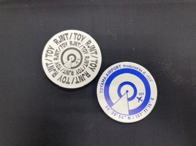 富山空港オリジナル　白雲石コースター　1枚