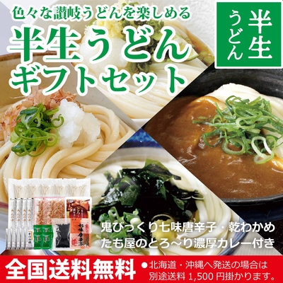 【夏限定】半生うどんギフトセット10人前
