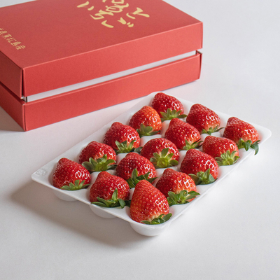 【冷蔵】宮城県矢本産いちご　化粧箱入り【C】