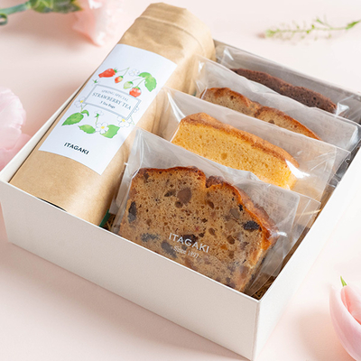 いちごティーとパウンドケーキの春ギフトセット