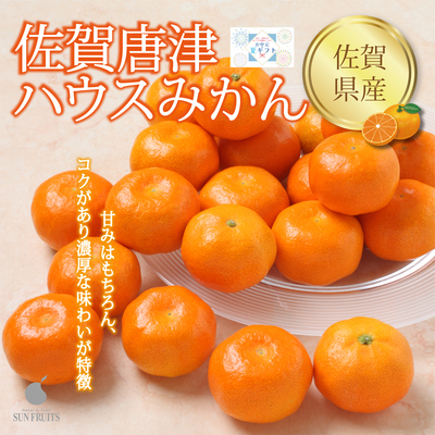 【お中元ギフト】佐賀県産　唐津ハウスみかん　21個～24個（1.8kg）甘みと酸味の絶妙なバランスが特徴です。