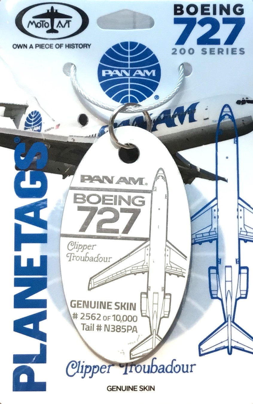 B727 ユナイテッド航空 パンナム航空 Planetags 4枚セット B727 ユナイテッド航空 パンナム航空 Planetags 4枚セット