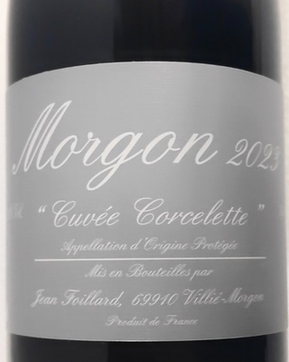 ジャン・フォワヤールAC Morgon Corcelette モルゴン・コルスレット赤2023