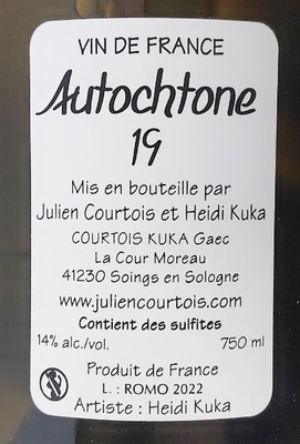 ル・クロ・ド・ラ・ブリュイエール（ジュリアン・クルトワ）VdF - オトクトンヌ 2019白