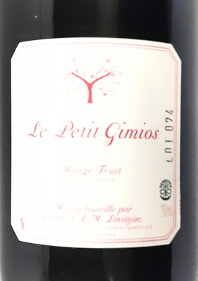 ル・プティ・ドメーヌ・ド・ジミオVdT Rouge Fruit 2024ルージュ・フリュイ（赤）