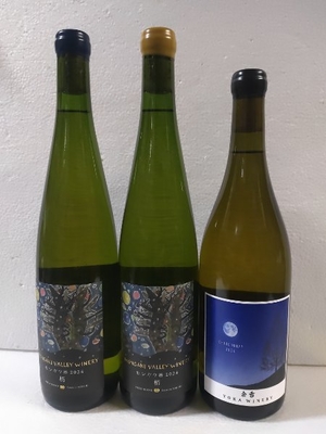 モンガク谷ワイナリー2024新着「杤」「楢」とYOKA WINERY「余香シャルドネ2024白」の３本セット！