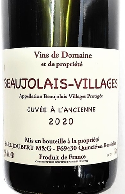 ドメーヌ・ジョベール キュヴェ ア ランシエンヌ2020'赤 | 小樽