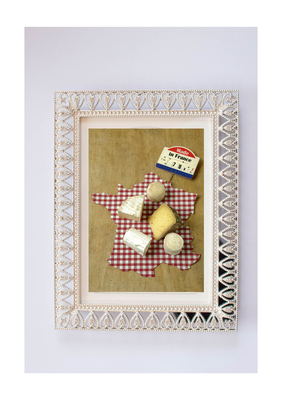 ★「フロマージュ＋スイーツ」ポストカード3枚＋キラキラフォトフレーム