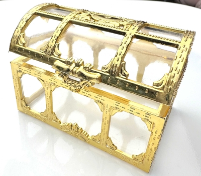 宝箱　金枠透明