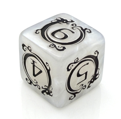 ドラゴンの紋章（ホワイト） D6