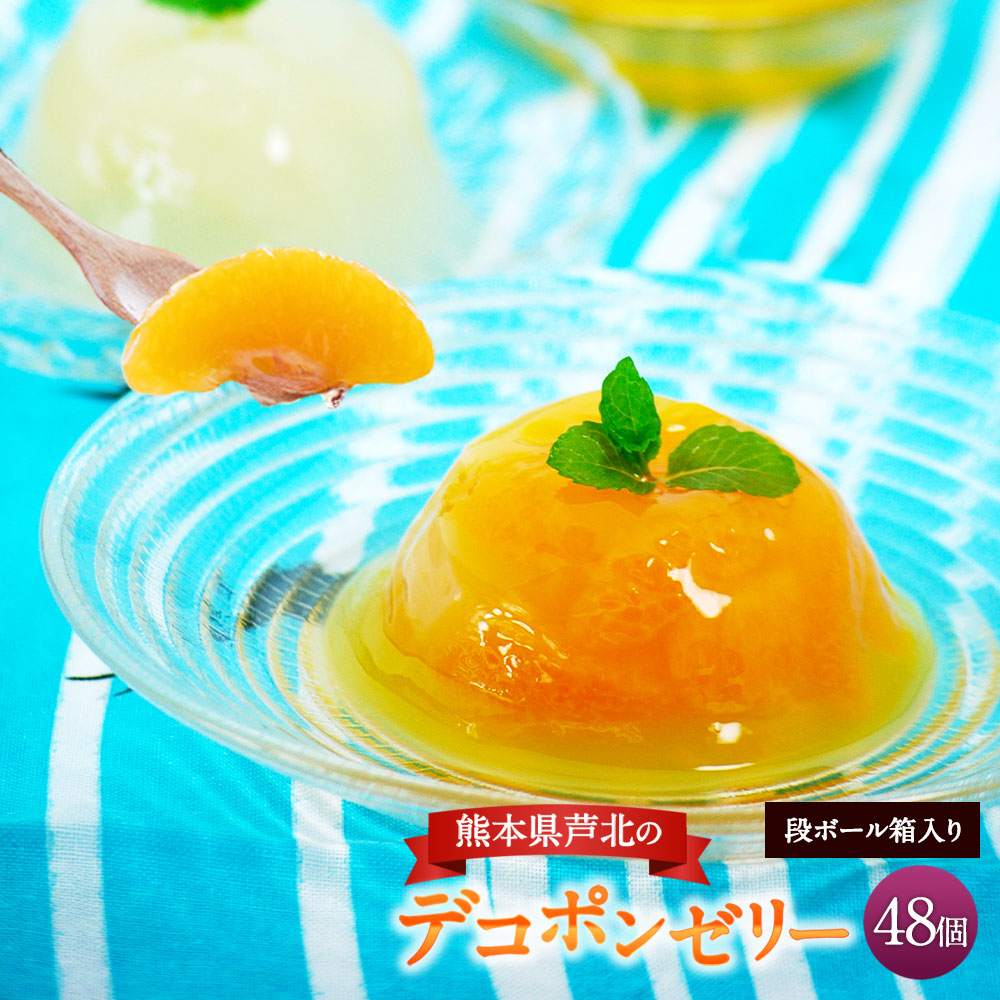 送料無料(北海道・沖縄除く)】【徳用】芦北のデコポンぜりー／48個入