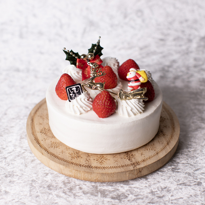 Xmas 2025【6号】ミラクル*ホワイト | 卵乳小麦不使用 米粉と大豆のグルテンフリー・アレルギー対応ケーキ
