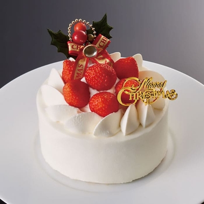 A-16〈明治記念館 菓乃実の杜〉苺のクリスマスデコレーション（4号）