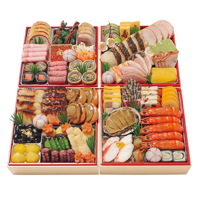 054【京・料亭 わらびの里】四段重(約5人前)