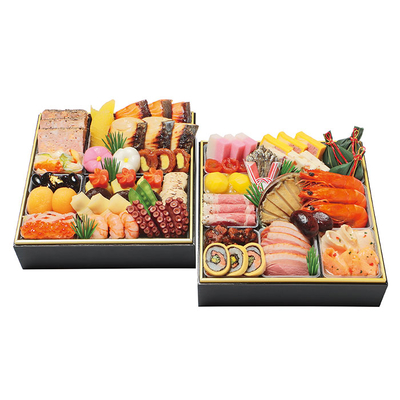 057【京・料亭 わらびの里】二段重(約3人前)