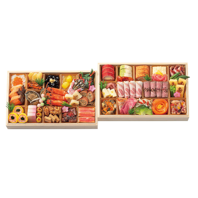 069【東武オリジナル 京・料亭 わらびの里】オードブル二段重(約3～4人前)
