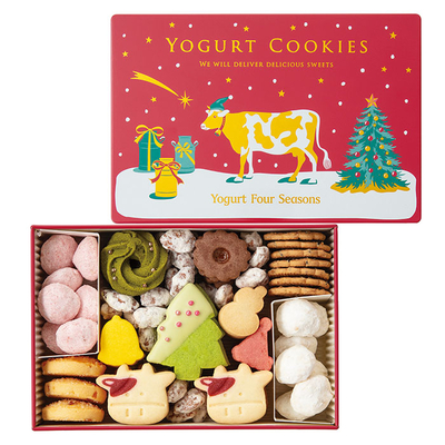 YCX30/6249ヨーグルトフォーシーズンズヨーグルトクリスマスクッキー缶