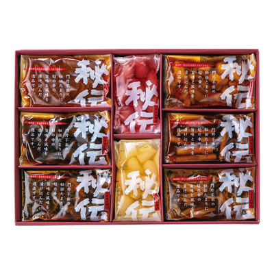 県無TH−3/5713つけもの樋山 たまり漬詰合せ 万葉