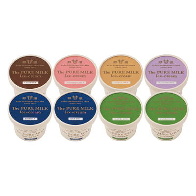 込凍P108011/5733千本松牧場ピュアミルクアイス8個セット