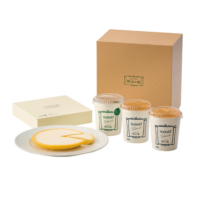 込冷S−53/6277明治の館 チーズケーキニルバーナ＆ヨーグルト詰合せ